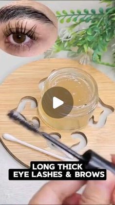 How To Make Lashes Longer, Eyelashes Growth Tips, Eye Lashes Growth, Diy Lash Growth Serum, Grow Lashes Fast, Diy Lash Serum, Diy Eyebrows, Eyelash Serum Diy, Eyelashes Serum