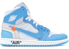 Unc Shoes, Jordan 1 Off White, Carolina Do Norte, Jordan Vi, Shoe Room, Authentic Jordans, White Jordans, Jordan 10, Jordan 1s