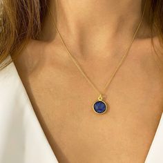 ✔️Genuine Blue Sapphire Necklace✔️ High-Quality Solid 925 Sterling Silver * Finish: Sterling Silver ∙ 24K Gold Handmade in Greece. This Sapphire necklace is great for wearing alone or for layering with other necklaces. Moreover, Blue Sapphire is a really powerful crystal that promotes concentration & creativity! It is the perfect gift for your girlfriend, sister, bridesmaids, or even yourself! 👉A few words about Genuine Blue Sapphire. Blue Sapphire is one of the most sought-after stones. It Sapphire Stone Necklace As A Gift, Minimalist Sapphire Necklace As Gift, Sapphire Crystal Necklace For Gift, Sapphire Pendant Crystal Necklace As Gift, Sapphire Pendant Crystal Necklace For Gift, September Birthstone Necklace, Blue Stone Pendant, Necklace Sapphire, Blue Stone Necklace