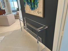 Crystal Clear Acrylic Console Table - Add a beautiful statement to your home furnishings. Acrylic Console Table, Coffee And End Tables, Console Table, Clear Acrylic, Living Furniture, End Tables, Home Furnishings, Living Room Furniture, Home And Living