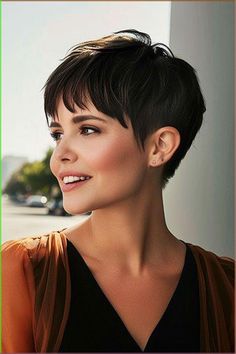 60 Second French Twist Updo Hair Tutorial #hairstyle #haircut #haircear #hair Follow along as we guide you through the process of achieving the French Twist ... Pixie Haircut With Fringe, Short Hairstyle Women Pixie, Pixie Haircut Long, Short Haircut Pixie, Pixie Asymmetrical, Best Haircuts Women, Angled Pixie, Pixie-cut Lang, Pixie Hair Cuts