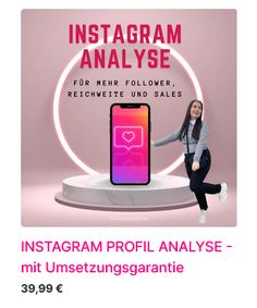 instagram profil analyse - mit unsezungsgranie in german