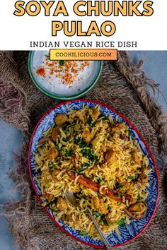 Soya Chunks/meal maker/TVP Pulao is an Indian-style vegan rice recipe. Made with Nutrela soya chunks/nuggets, this meatless dish is a keeper that can be made in under 40 minutes! Minced Soya Recipes, Vegetarian Stir Fry, Pulao Recipe