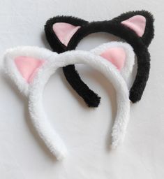 PRICES MAY VARY. 2-Pack Cat Ear Headband Size: Our 6.7in x 7in Cat Ears Headbands are designed to fit both adults and children. Cats Ears Headband Set: Each set includes 2Pcs Cat Ears Headbands, available in Black or White. Dress up like your favorite animal with these cute and versatile headbands. Cat Ear Headband Uses: Perfect for skincare routines, makeup application, yoga sessions, spa treatments, cosplay events, and as adorable photo props for adults and children alike. Cat Ear Headband Mat Black Cat Ears Headband, Cat Headband, Cat Ear Headband, Soft Cat, Cat Ears Headband, Diy Facial, Ears Headband, Holiday Stockings, Cosplay Makeup