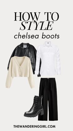 Wondering what to wear with chelsea boots? This post shows you12 best chelsea boot outfit ideas to wear. This includes fall chelsea boot outfits, winter chelsea boot outfits, casual chelsea boot outfits, black chelsea boot outfits, brown chelsea boot outfits, chunky chelsea boot outfits, and more women chelsea boot outfit ideas! Styling Chelsea Boots Women Outfits, Chealse Boot Outfit, Fall Chelsea Boot Outfits, Outfits With Black Chelsea Boots, Chelsea Boots Outfit Women Fall, Outfits With Chelsea Boots Woman, Black Chunky Boots Outfit, What To Wear With Chelsea Boots, Boot Outfits Winter