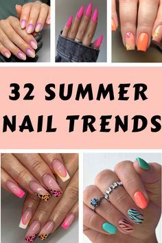 Summer 2024 Nails Trend, Nail Trends 2024 Summer, Foil Nail Designs, Trending Summer Nails, Summer Nails 2024, Cute Summer Nail Designs, Foil Nail Art, Nails Trend, Gold Nail Polish