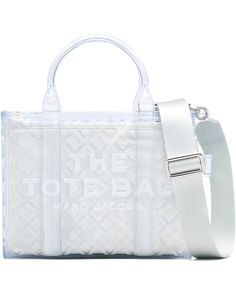 Marc Jacobs The Jelly Small Tote Bag Aesthetic Shoulder Bag, Marc Jacobs The Tote Bag, Marc Jacobs Tote, White Tote Bag, Transparent Bag, Small Tote Bag, White Tote, The Tote Bag, Transparent Design