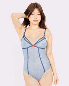 Silky Mesh Sheer Cutout Bodysuit | Silky Mesh (Denim Dupe) Friday Night Outfit, Cami Bodysuit, Hoodie Logo, Cutout Bodysuit, For Your Eyes Only, Best Jeans, Trim Detail, Lingerie Collection, Contrast Trim