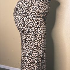 The Perfect Palazzo Pants. With Cheetah Print Chic Stretch Leopard Print Bottoms, Fitted Wide Leg Brown Bottoms, Fall Leopard Print Bottoms With Elastic Waistband, Chic Fitted Leopard Print Bottoms, Brown Stretch Wide Leg Pants, Brown Stretch High Waist Wide Leg Pants, Brown Full Length Bottoms With Elastic Waistband, Brown Stretch Straight Leg Bottoms, Stretch High Waist Leopard Print Bottoms