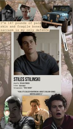 a collage of photos with the words stilles stiliskii on them