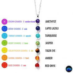 Our hanging chakra gemstone necklace features all seven chakra stones that are placed one after the other. Its simple and stylish design helps you attain its natural healing abilities and aligns your chakras in place. The root charka marks you as safe, the sacral chakra adds self-love and beauty, the solar plexus chakra helps you feel strong and free, the heart chakra helps feel love, the throat chakra stands from truth and integrity, the third eye helps to identify yourself, and the crown chakr Healing Abilities, The Sacral Chakra, Seven Chakra, Chakra Necklace, Solar Plexus Chakra, Sacral Chakra, 7 Chakras, Solar Plexus, Throat Chakra