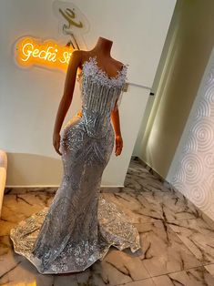 silver prom wedding 3 Silver Bling Dress, Clear Prom Dress, Silver Diamond Prom Dress, Glitz And Glam Prom Dress, White And Silver Prom Dress, Silver Prom Dresses Black Women, Silver Dresses Elegant, Silver Dress Prom, Sliver Prom Dress