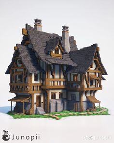 an image of a house made out of lego blocks