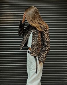 Leopard Print Jacket, Print Jacket, Mode Inspiration, Winter Looks, Outfits Casuales, Daily Outfits, Spring Outfits, Spring Fashion