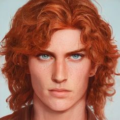 Animated Drawing of Ginger Male Artbreeder Boy, Blonde Green Eyes, Red Hair Boy, Blonde Hair Boy, Redhead Men, Art Breeder, Red To Blonde, Character Inspiration Male, Ginger Men