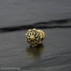 "Unique, Hand Made Flower Mandala Ear Tunnels The design is available in 6g, 2g, 0g, 00g, 1/2\" ( 4mm, 6mm, 8mm, 10mm & 12 mm) Use scroll bar to choose your size. ~Find more tunnels and plugs at this link- https://www.etsy.com/shop/Umanativedesign?section_id=16507444&ref=shopsection_leftnav_4 Check out our shop- https://www.etsy.com/shop/Umanativedesign?ref=shopsection_shophome_leftnav For nose studs and nose ring follow this link- https://www.etsy.com/shop/Umanativedesign?ref=hdr_shop_m Adjustable Screw Back Jewelry Gift, Adjustable Internally Threaded Plug Earrings As Gift, Gold Internally Threaded Nose Studs As Gift, Wedding Cartilage Earrings Internally Threaded, Plugs And Tunnels, We Are Golden, Gold Plugs, Scroll Bar, Ear Gauges Plugs