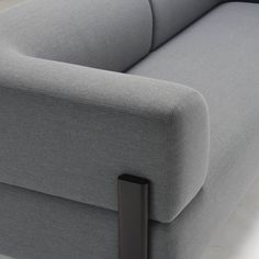 a close up view of the armrests on a couch