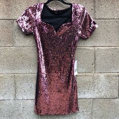 Nwt Zara Pink Sequin Super Cute Chic Party Mini Dress With Short Sleeves. Size: Xs Length: 32” Pit To Pit: 15” (All Around 30”) Waist: 12” (All Around 24”) Sleeve Length From Shoulder To Cuff 8.5” Spring Festive Sequin Dress With Short Sleeves, Spring Festive Short Sleeve Sequin Dress, Fitted Mini Dress For Festive Formal Occasions, Fitted V-neck Sequin Dress For Festive Occasions, Fitted Sequin Dress For Holiday Party In Fall, Fitted Sequin Dress For Night Out In Fall, Fall Holiday Party Fitted Sequin Dress, Spring Sequin Dress With Stretch For Date Night, Spring Stretch Sequin Dress For Date Night