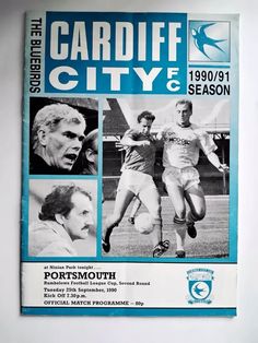 an advertisement for the cardiff city football club