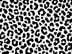 a black and white leopard print pattern