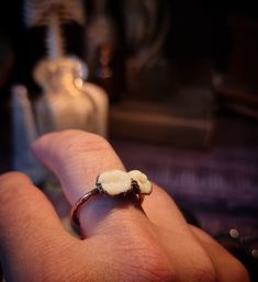 This unique steampunk-inspired ring showcases a mesmerizing blend of teeth-like gears and copper elements. The intricate design features carefully crafted gear motifs that resemble interlocking teeth, creating a captivating visual effect. The use of copper adds an authentic steampunk touch, with its warm, rustic hue complementing the industrial aesthetic. This ring exudes a sense of mechanical elegance and offers a distinctive accessory for those who appreciate the fusion of Victorian-era aesthe Teeth Ring, Victorian Era Aesthetic, Tooth Ring, Industrial Aesthetic, Copper Ring, Copper Rings, Intricate Design, Visual Effects, Stackable Rings