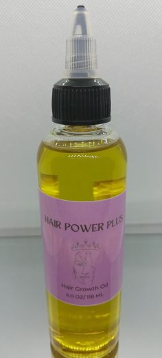 Hair Power Plus - Hair Growth Oil is a product that you will want to add to your healthy hair routine! Hair Power Plus - Hair Growth Oil is the perfect blend of Oils with a light Peppermint scent.   The 4 oz. Squeeze Bottle makes it easy to apply to the roots of your hair, between styles. I started mixing this Powerful oil by hand around 2019.  It has worked wonders for myself; friends and family and I have been encouraged to share this product with the public thru ETSY! Give Your Hair the Power it needs to Flourish! Oil For Hair Growth And Thickness, Oil For Hair Fall Control, Oils That Penetrate Hair, Msm Hair Growth, Hair Fall Oil, Main Choice Hair Growth Oil, Hair Oil Bottle, Hair Repair Treatments, Natural Hair Growth Oil