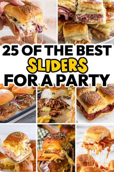 25 of the best sliders for a party that are easy to make and delicious