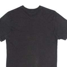 Item is in used condition. Item has a faint mark to the back. >Size: S >Armpit To Armpit: 18" >Armpit To Cuff: 4" >Collar To Hem: 27" Black Washed Cotton T-shirt, Basic Black Washed Tops, Basic Black Washed Top, Black Washed Graphic Tee T-shirt, Black Washed Graphic Tee, Pre-shrunk Washed Black Cotton T-shirt, Pre-shrunk Cotton T-shirt In Washed Black, Washed Black Pre-shrunk Cotton T-shirt, Relaxed Fit Black Soft-washed T-shirt