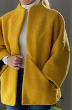 Winter Blouse, Easy Diy Clothes, Over Coat, Kimono Coat, Winter Fashion Outfits Casual, Coat Women Fashion, Fashionista Clothes, Women Jacket, Coat Patterns