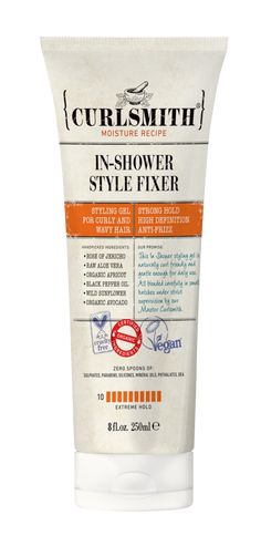 In-Shower Style Fixer (2oz/8oz) - CURLSMITH Wild Curls, Curl Care, Black Pepper Oil, Shower Style, Curl Defining, Smashed Avocado, Soften Hair, Apricot Kernels, Aloe Vera Leaf