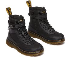 Dr. Martens Kid's Collection Combs Tech (Little Kid/Big Kid) | Zappos.com Adjustable Round Toe Fall Boots, Adjustable Round Toe Boots For Fall, Big Kid, Dr. Martens, Product Reviews, Big Kids, Color