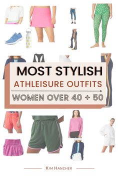 Looking for inspirations for stylish athleisure outfits this summer? This post has all the sport wear essentials to put together the best athleisure outfits you can wear from tennis to coffee shops to running errands. From the exercise dress to shorts to leggings to skorts to workout tops, you'll find the perfect piece to create an athleisure capsule wardrobe! Perfect for women over 40 and 50.