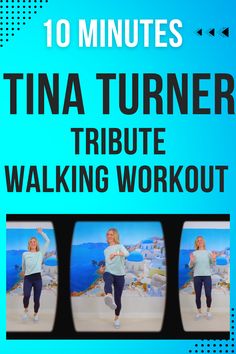 Tina Turner tribute walking workout! 10 minutes of cardio to her best songs, and finishing off with stretching for a few minutes on a chair. Be sure to stay to the end for quotes by Tina Turner. Walking Exercise Plan, Daily Workout Challenge, Senior Workout, Walking Exercises, Zumba Workout Videos, Walking Workouts, Beginner Exercises, Walking Program, Low Impact Cardio Workout