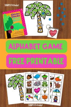 an alphabet game for preschool to practice letter recognition