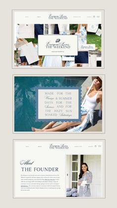 showit website design Website Layout Design Inspiration, Coastal Website Design, Old Money Graphic Design, Old Money Design, Lifestyle Website Design, Line Art Graphic Design, Summer Animation, Coastal Branding, Vintage Website