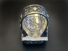 RING PROFILE: 🔱 This ring symbolizes the Christian Cross and resembles a shield or an old church door or tomb with it unmistakable gothic characteristic. Inside the ring we cut in the Knights Templar insignia featuring 2 templars sharing one horse with the inscription: sigillum militum xpisti (seal of the soldier of Christ). 🔱This cross ring measures at around 40 mm in length at size US 11*, weighs at approx. 90 grams of sterling silver, it's a true conversation piece crafted to be worshipped. Gothic Hallmarked Rings For Collectors, Collectible Gothic Rings With Polished Finish, Engraved Open Ring For Collectors, Collectible Engraved Open Ring, Basic Rings, Crusader Cross, Church Door, The Soldier, Exotic Jewelry