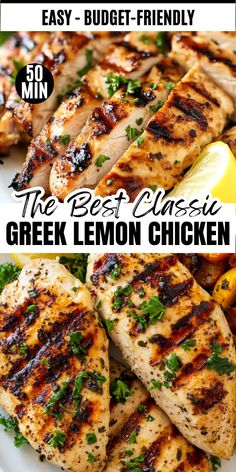 the best grilled greek lemon chicken recipe