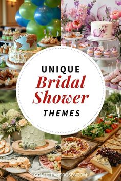 the unique bridal shower themes