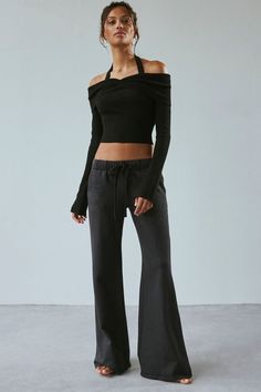 Out From Under Lived In Flare Sweatpant Bootcut Sweatpants, Low Rise Sweatpants, Best Jeans, Lookbook Outfits, Womens Sweatpants, And Sign, Fit & Flare, Fashion Inspo Outfits, Women's Intimates