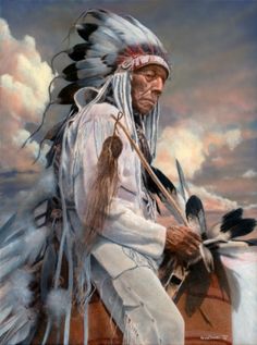 "The Old Cheyenne" - Originals - All Artwork - Kevin Daniel | Fine Art World Native American Prayers, Dog Soldiers, Native American Wisdom, Native American Paintings, Native American Images, Native American Quotes, Native American Pictures, Western Comics, Native American Artwork