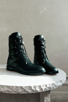 Moss Motorcycle Boot In Black - DANIELLA SHEVEL