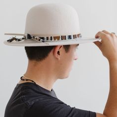 Note: The Salton is a bandless hat. Feel free to wear it without a band, or add your own flair to it. It's great hat to make your own. DESCRIPTION As an open crown hat, the Salton has no creases, pinches or dents. It can be worn as is — round — or you can try your hand at shaping it yourself. Either way, the Australian wool is easy to clean and will hold up for years if it's treated right. HAT SIZE CHART Side note: This hat fits true to size. All sizes are measured in centimeters circumference. Hat Size Chart, Hat Fits, Crown Hat, Feather Hat, Silver Fox, Dad Caps, Felt Hat, Hat Band, Kids Hats