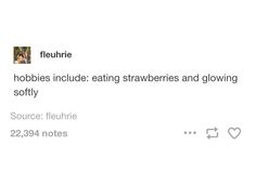 the tweet is telling people how to eat strawberries and gluing softy