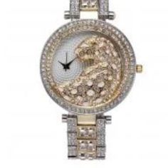 Luxury 14K Gold Diamond Leopard Quartz Watch Bling Casual Watch Women Clock JewelryCasual Diamond Watch Leopard Women Quartz Watch 14K Gold Clock Jewelry Metal Diamond Watch, Diamond Watch With Metal Dial, Gold Diamond Watch With Metal Round Dial, Metal Diamond Watch With Metal Dial, Formal Diamond White Bling Watch, Elegant Metal Chronograph Watch, Rose Gold Metal Diamond Watch, Gold Analog Diamond Watch, Gold Diamond Watch With Round Dial