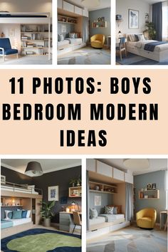 11 Photos: Boys Bedroom Modern Ideas Boys Room With Led Lights, Boy Bedroom Colors, Teen Boy Wall Decor, Shared Boys Room Ideas, Big Boys Bedroom Ideas, Boys Room Color Scheme, Bedroom Modern Ideas, Preteen Boys Bedroom Ideas, Boys Gaming Bedroom Ideas