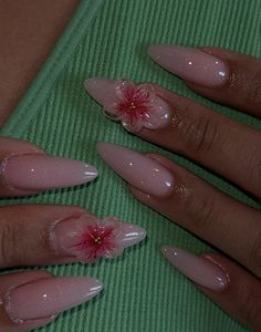 Hawaii Nails, Nail Pics, Red Acrylic Nails, Romantic Nails, Formal Nails, Summer Toe Nails, French Tip Acrylic Nails, Party Nails, Pink Acrylic Nails