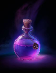 Skull Artwork Illustrations, Purple Potion, Magical Potion, Just Friends Quotes, Elixir Of Life, Episode Backgrounds, Bg Design, D D Items