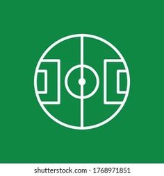 a green background with a white outline of a target in the center and an area for shooting