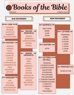 the book of the bible chart