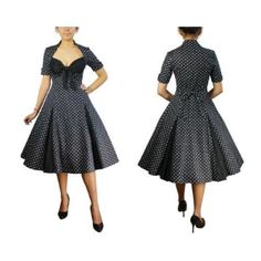 Dirrty talk Homemaker Dress, Dresses From The 50s, 50s Housewife Dress, Vintage Homemaker, Polka Dot Party, 1950s Retro, Retro Housewife